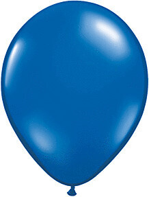 "11"" SAPPHIRE BLUE LATEX BALLOONS"