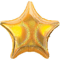 "19"" GOLD DAZZLER STAR FOIL - FLA"