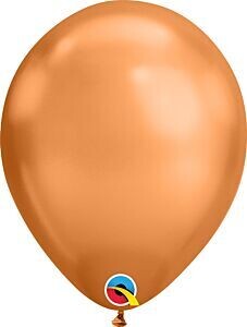 11" CHROME COPPER LTX - 100CT QUALATEX