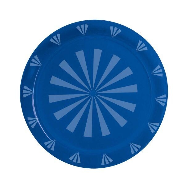 "12"" ROUND TRAYS -ROYAL BLUE"