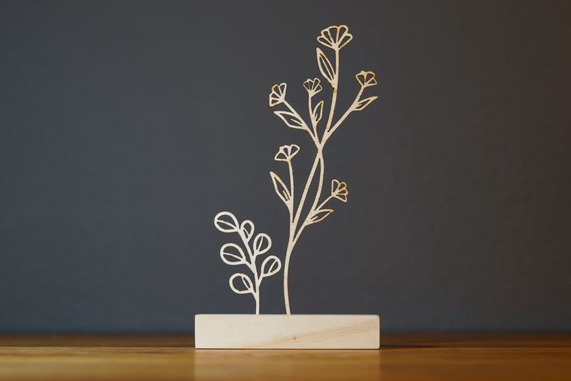 Aufsteller Blume 10cm