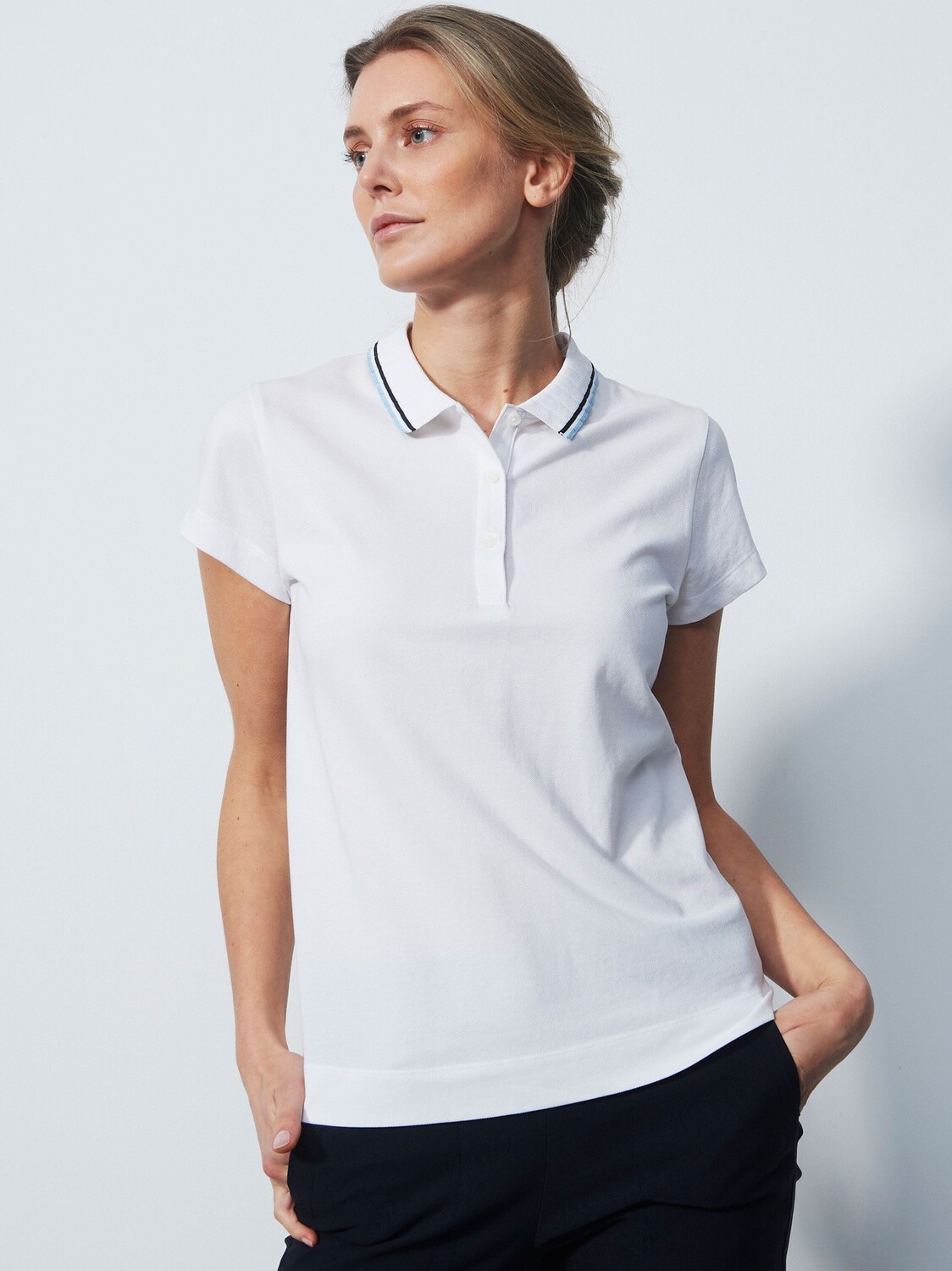 F Polo manches courtes DAILY 443-123 - Blanc