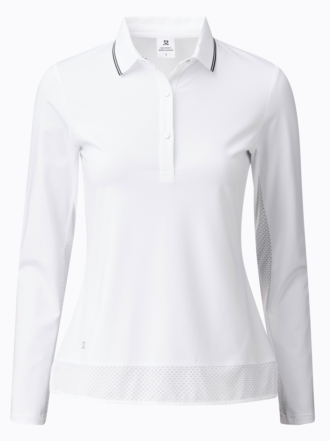 F Polo manches longues DAILY 443-146 - Blanc