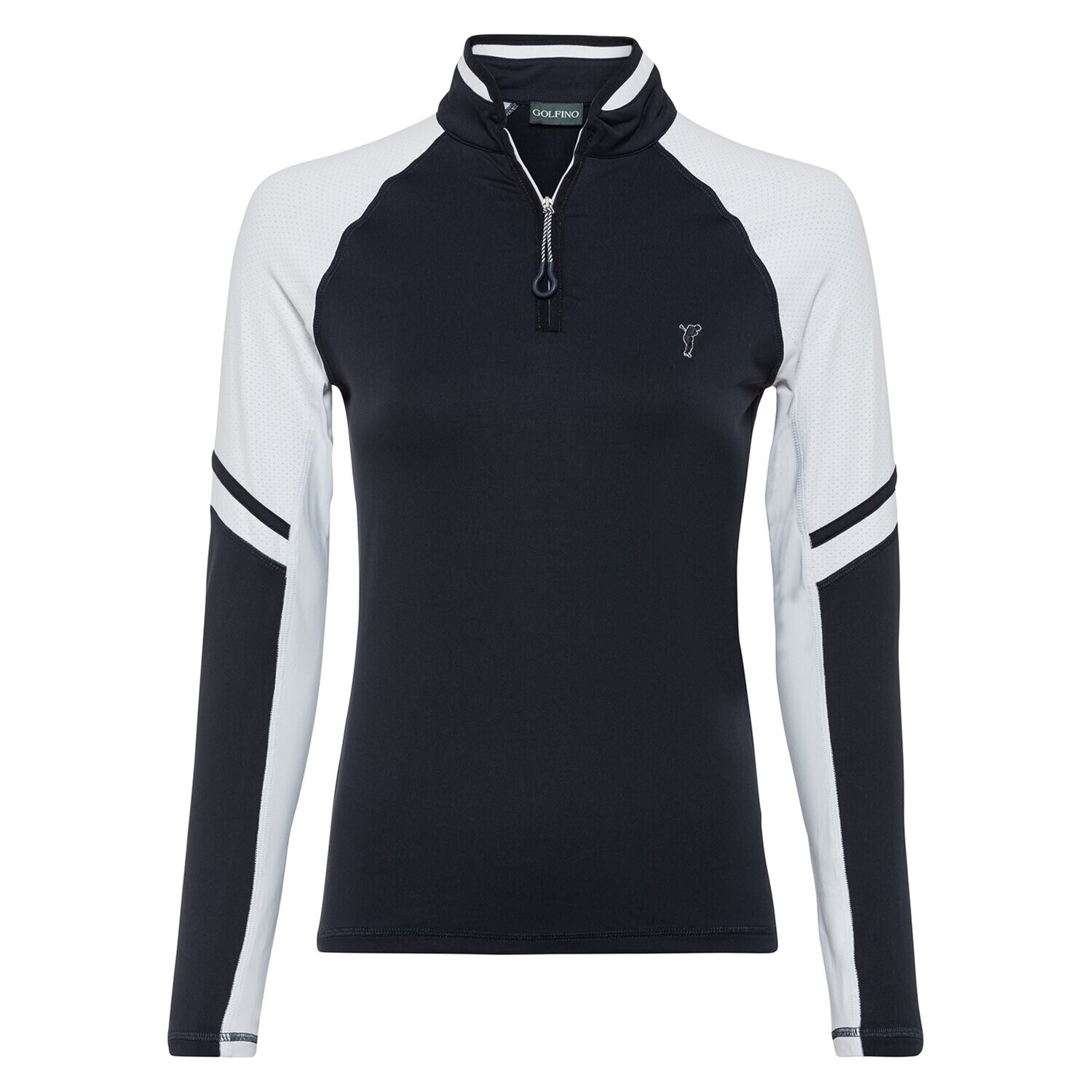 F Chandail 1/2 zip ml GOLFINO 4431721