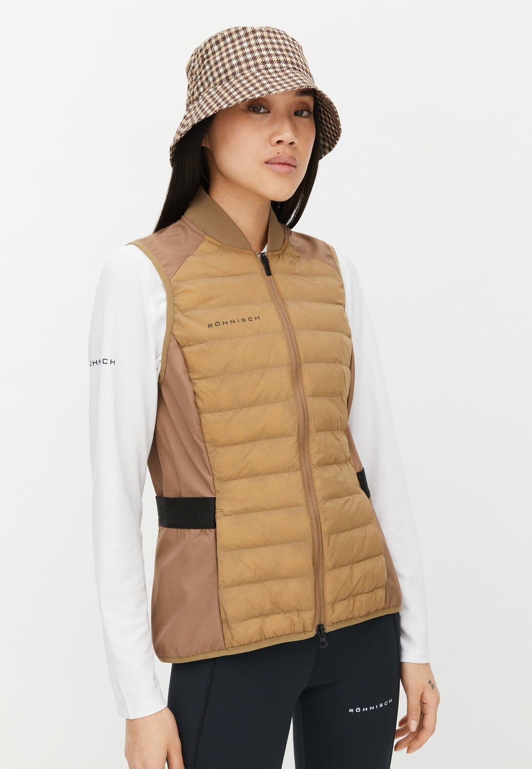 F Manteau sans manche ROHNISCH Force - Brun