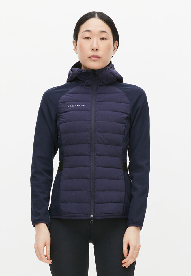 F Manteau manches longues ROHNISCH Force hood - Navy, Size: XS