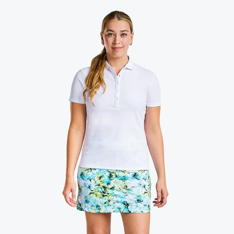 F Polo manches courtes NIVO Brenna - Blanc 