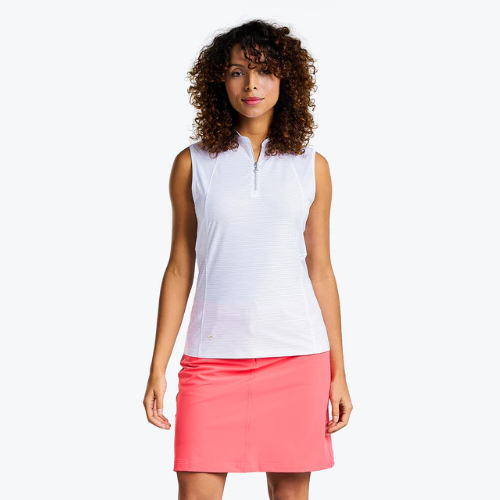 F Polo sans manche NIVO Bernice - Blanc