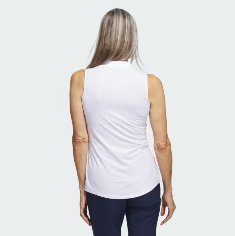 F Polo sans manche ADIDAS HY7170 - Blanc