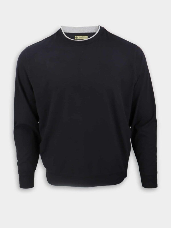 H Chandail 1/2 zip manches longues DONALD ROSS dr301-123