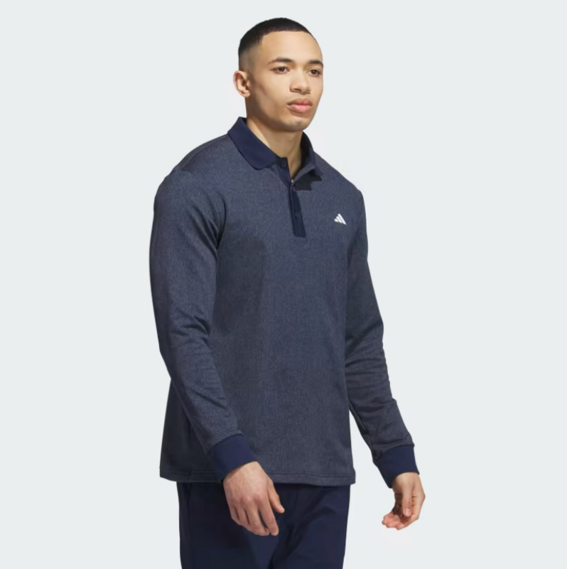 H Polo manches longues ADIDAS HZ0426 - Navy