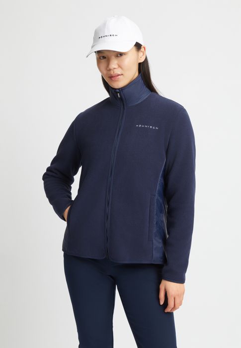 F Manteau manches longues ROHNISCH Perinne Fleece - Marine