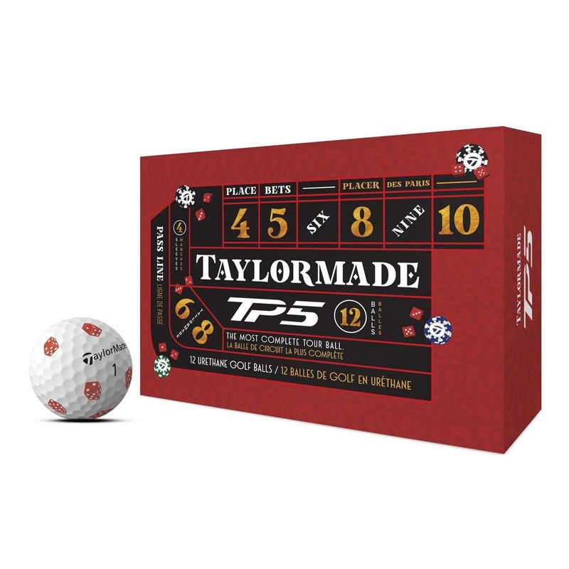 Balles de golf (Douzaine) Taylormade - Édition limitée - TP5 Pix- Dice