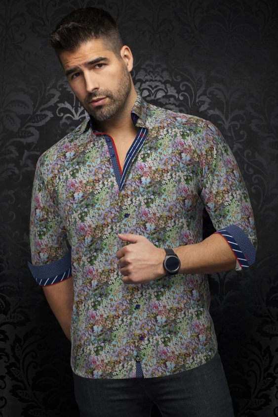 H Chemise manches longues AU NOIR Karlton - Multi