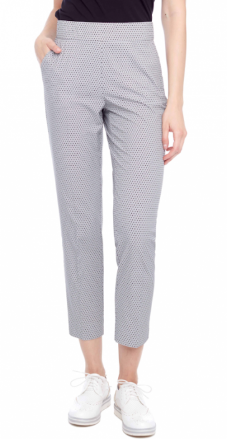 F Pantalon SWING B4179 - Blanc/Noir