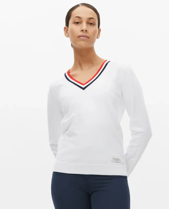 F Chandail ROHNISCH Adele Knitted - Blanc 