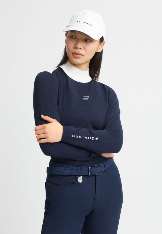 F Chandail ROHNISCH Ana Knitted - Marine