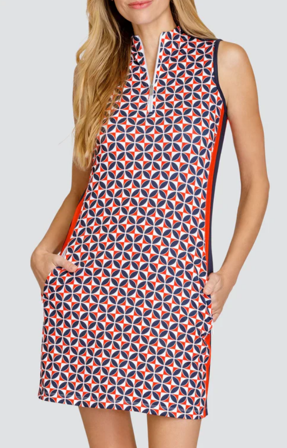 F Robe TAIL Henry - Rouge/Marine/Blanc