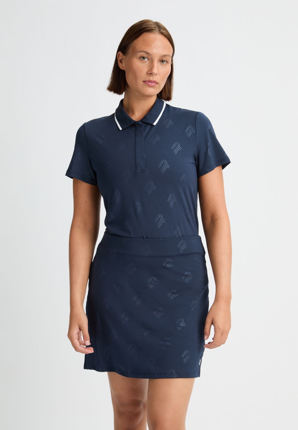 F Polo manches courtes ROHNISCH Deni - Marine