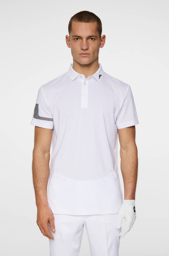 H Polo J.LINDEBERG Heath Strike - Blanc