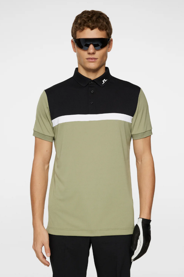 H Polo J.LINDEBERG Jeff - Oil Green