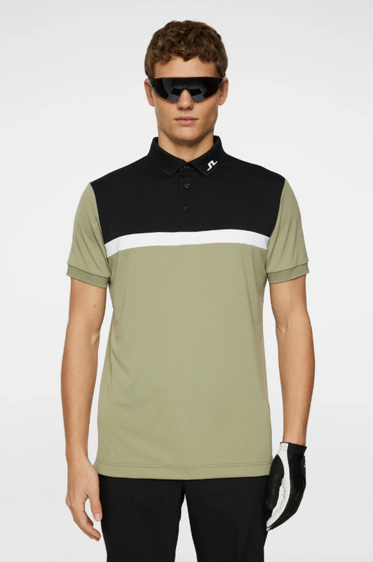 H Polo J.LINDEBERG Jeff - Oil Green