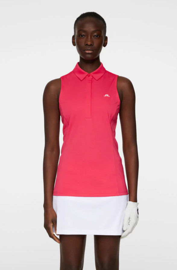 F Polo sans manche J.LINDEBERG Dena - Azalea