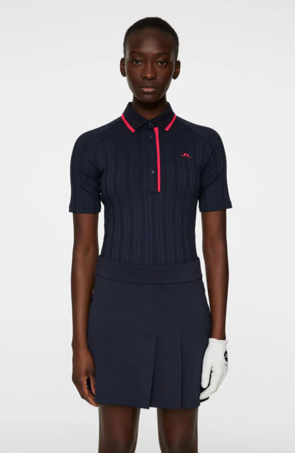 F Polo manches courtes J.LINDEBERG Mandy - Marine