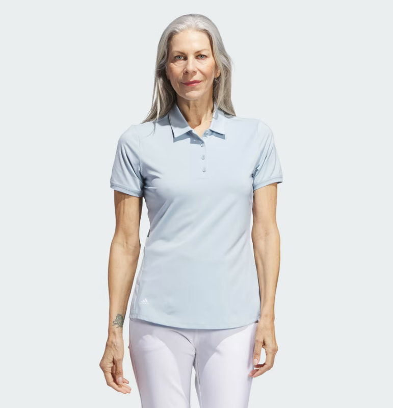 F Polo manches courtes ADIDAS IA3512 - Bleu pâle