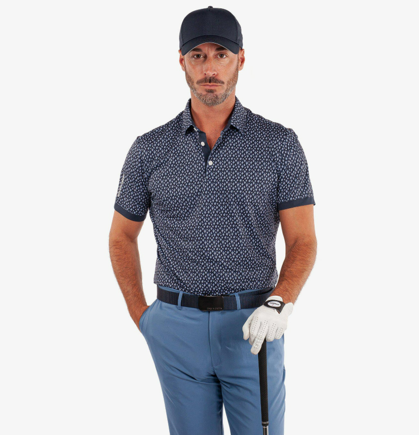 H Polo GALVIN GREEN Manuel - Navy/White