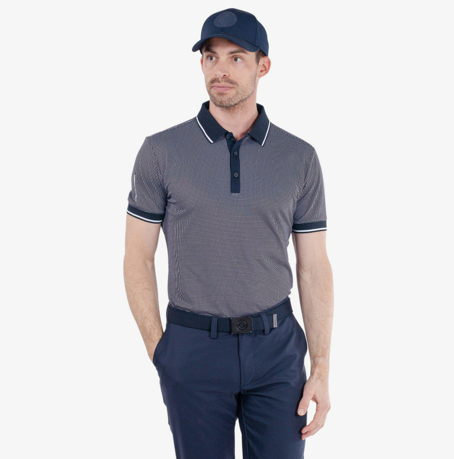 H Polo GALVIN GREEN Miller - Navy/White