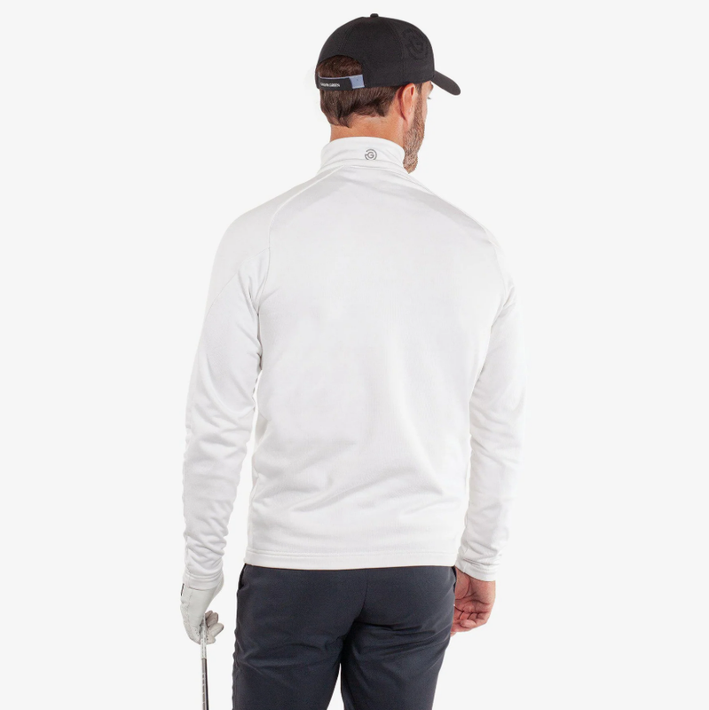 H Chandail 1/2 zip manches longues GALVIN GREEN Drake - White