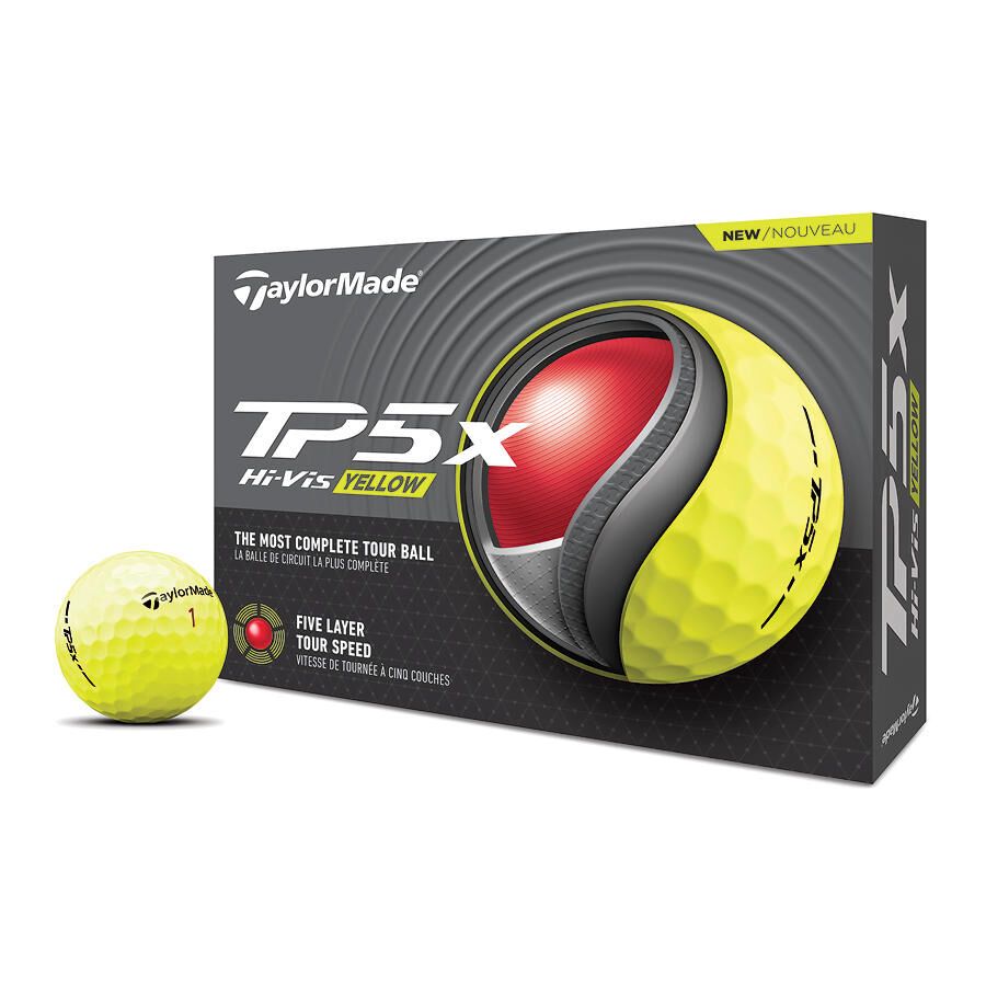 Golf balls (Dozen) TAYLORMADE TP5X  - Yellow