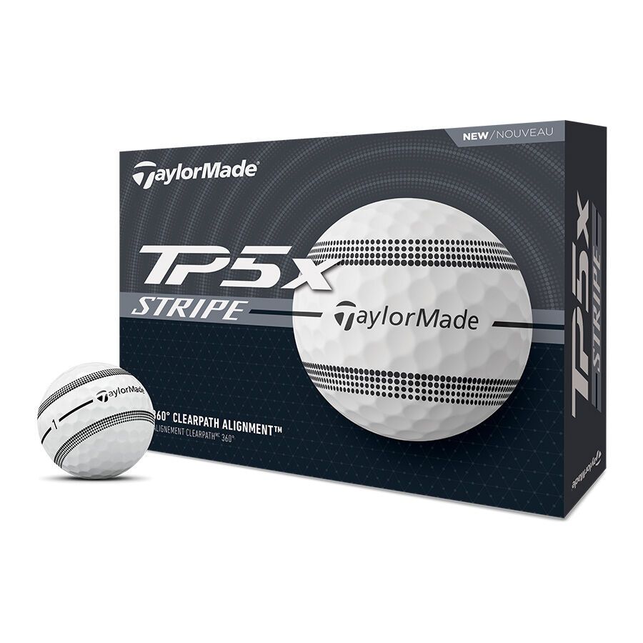Golf balls (Dozen) TAYLORMADE TP5X Stripe - White