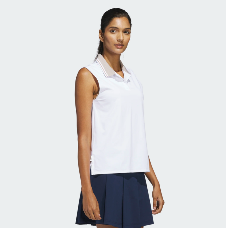 F Polo sans manche ADIDAS JE7357 - White