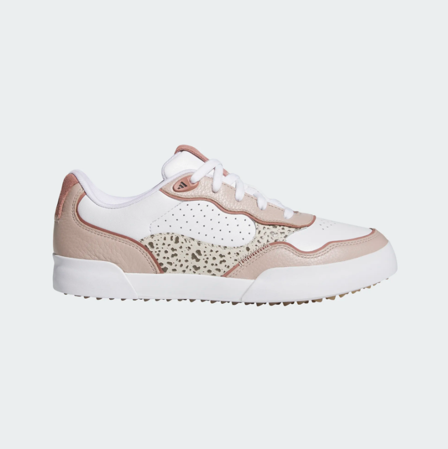 F Soulier de golf ADIDAS JI4024 - Wonder Taupe/Blanc