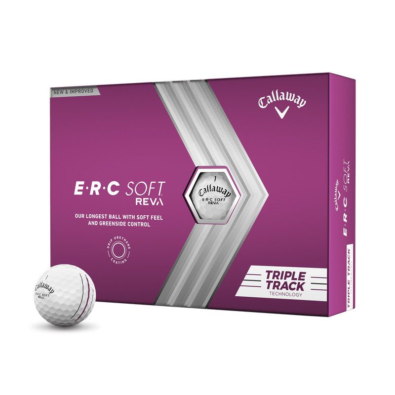 Golf Balls (Dozen) CALLAWAY ERC Soft Reva - Triple Track White