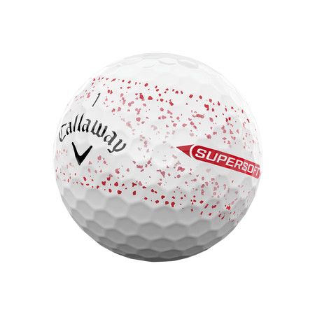 Golf Balls (Dozen) CALLAWAY SuperSoft - Red Splatter