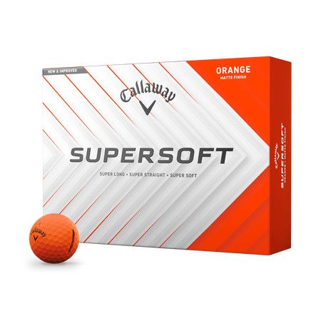 Golf Balls (Dozen) CALLAWAY SuperSoft - Matte Orange