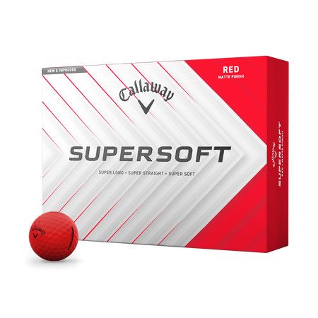 Golf Balls (Dozen) CALLAWAY SuperSoft - Matte Red