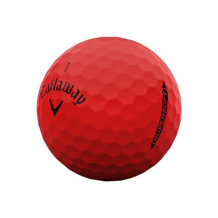 Golf Balls (Dozen) CALLAWAY SuperSoft - Matte Red
