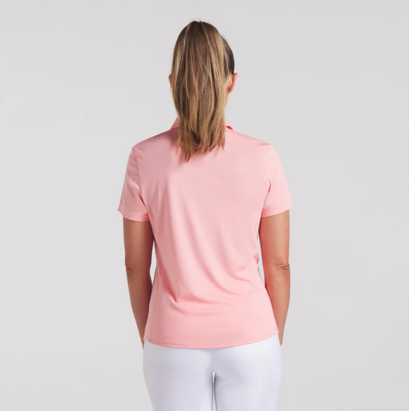 F Polo manches courtes PUMA Pure 2.0 - Pink Fruit