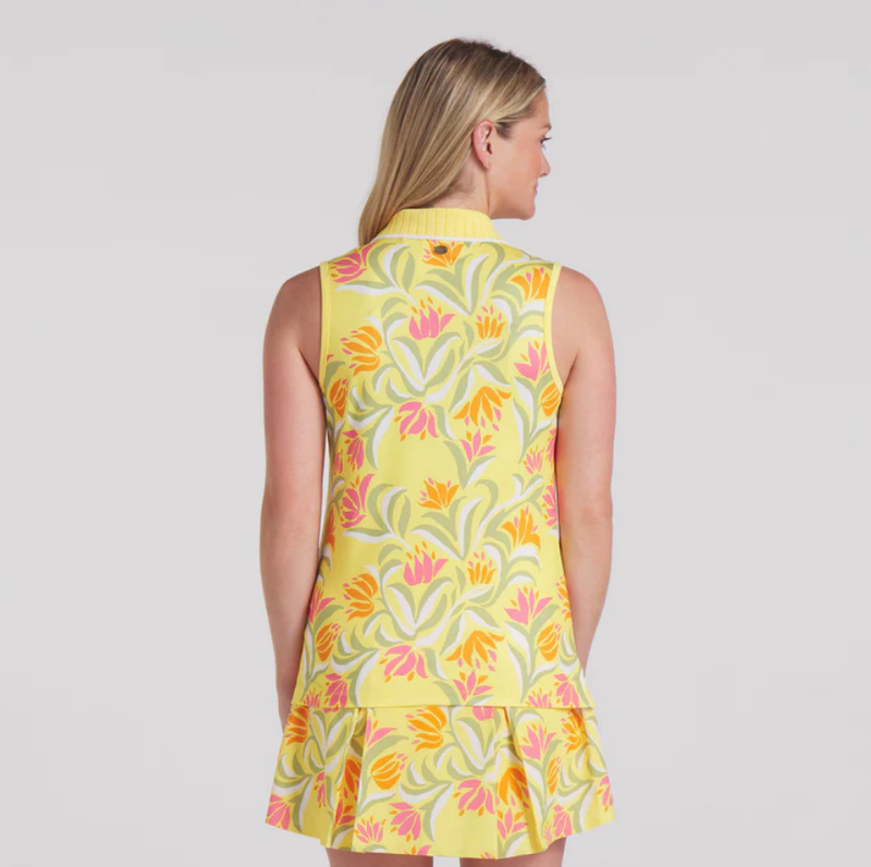 F Polo sans manche PUMA X Dani Dazey - Sunny Yellow