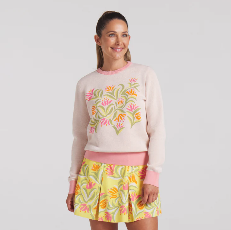 F Chandail PUMA X Dani Dazey Sweater - Warm White