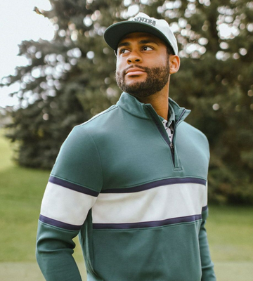 Chandails 1/2 zip manches longues