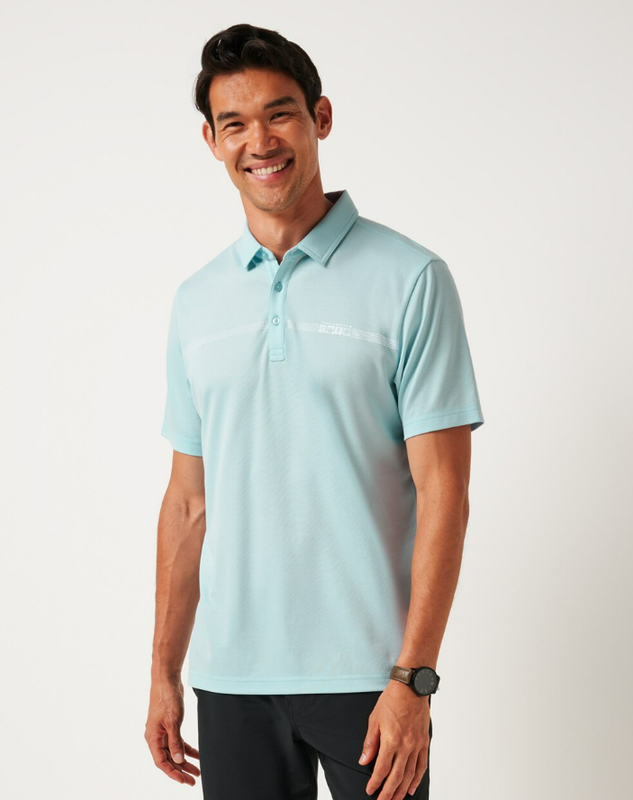 H Polo TRAVIS MATHEW Lake Breeze - Cory Blue
