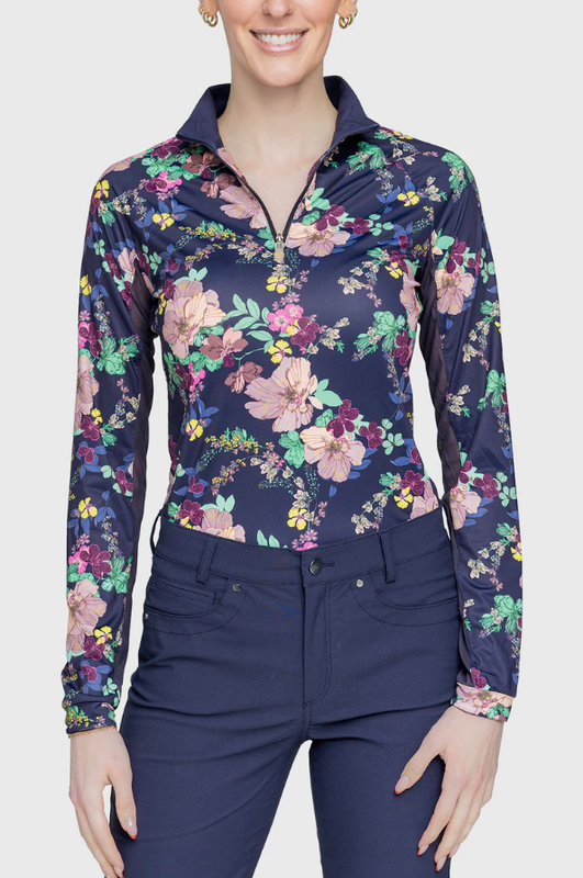 F Second Skin KASTEL DENMARK LSS25N - Navy Lush Garden