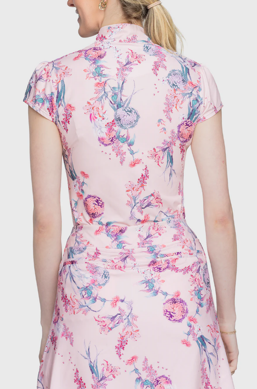 F Polo manches courtes KASTEL DENMARK CSS25P - Pink Tea Garden