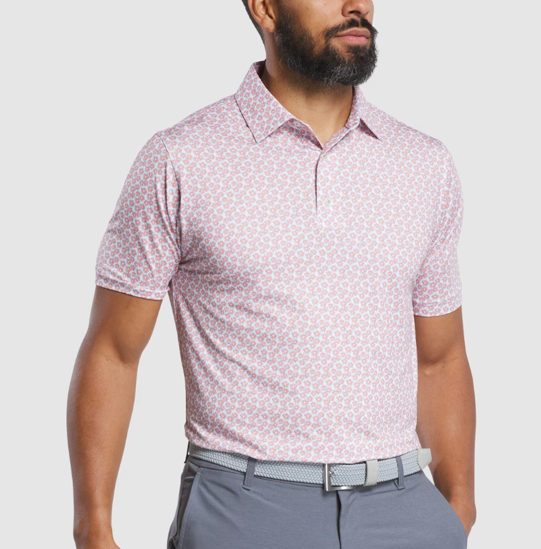 H Polo FOOTJOY #34345 - Orange/White