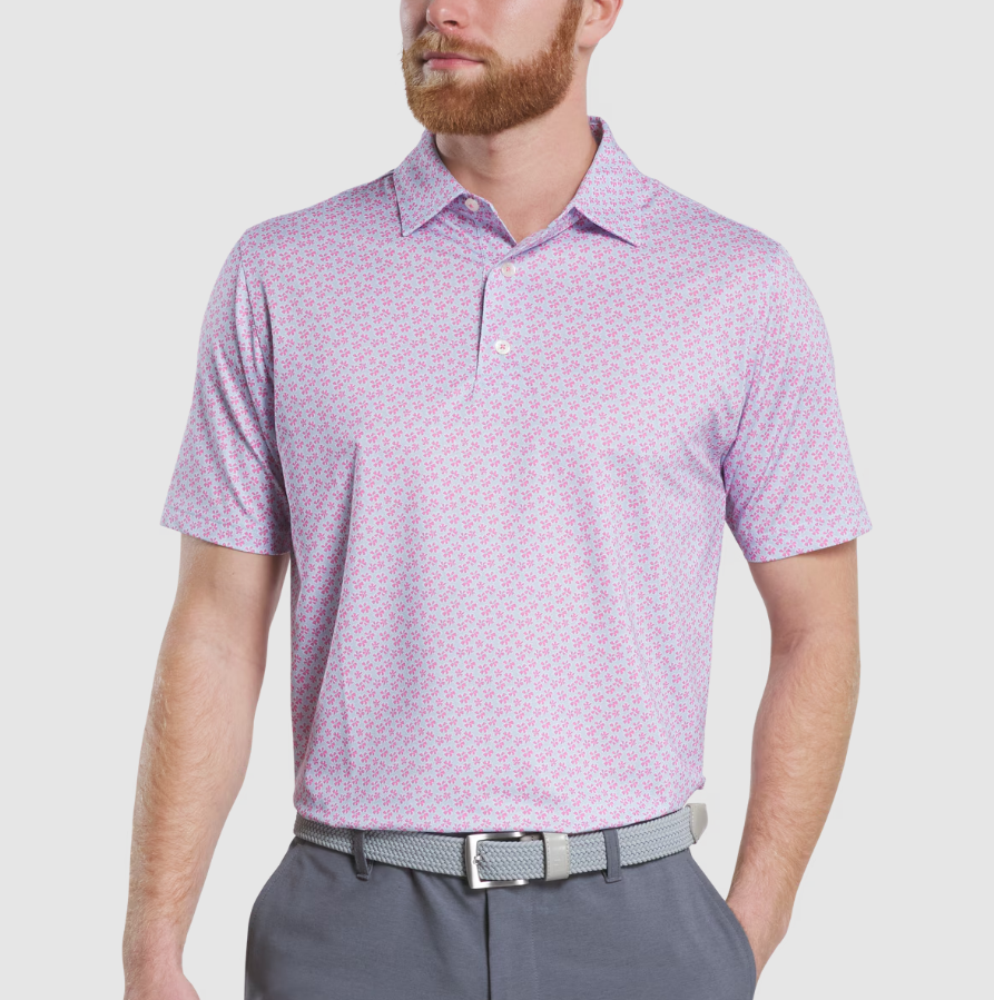 H Polo FOOTJOY #34342 - Pink Lemonade/Skyway